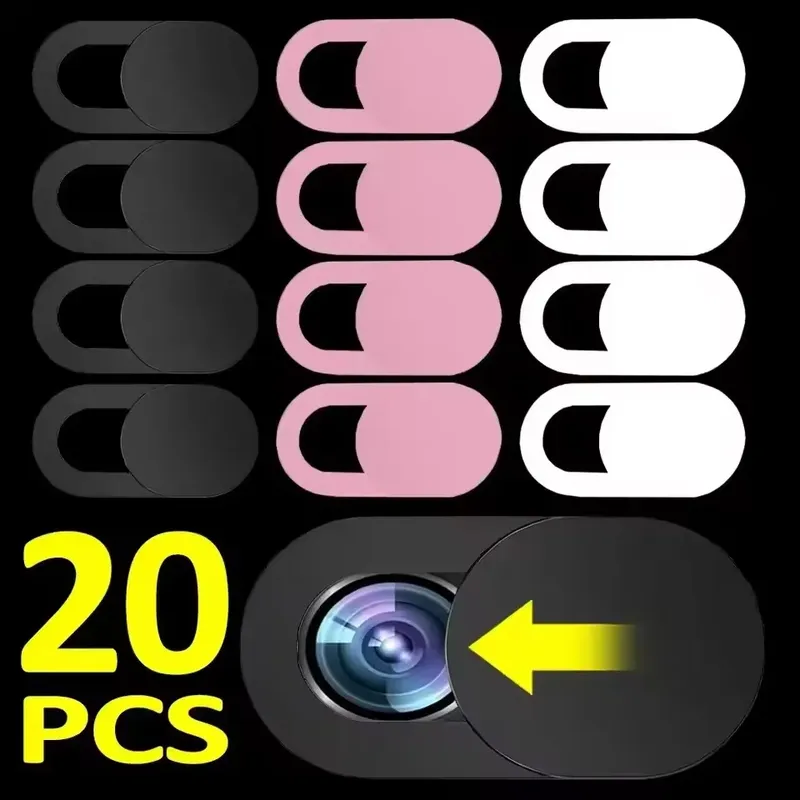 1-20PCS Universal Ultra Dünne Laptop Kamera Abdeckung Rutsche Privatsphäre Webcam Aufkleber für IPhone IPad Computer Kamera Blocker slider