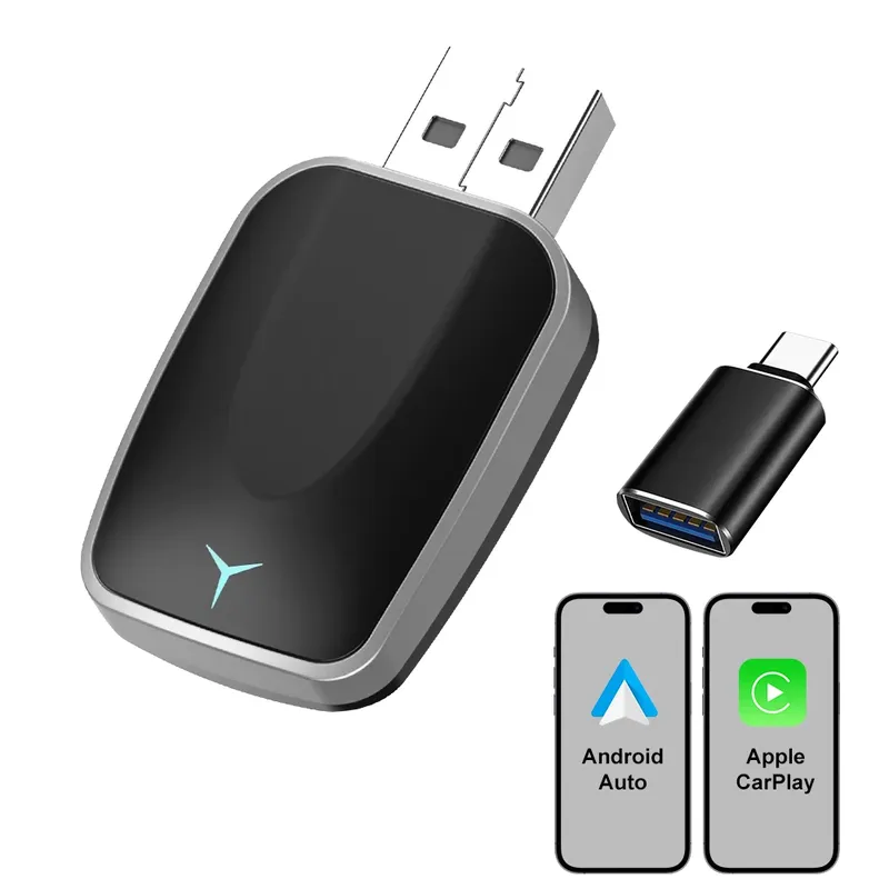 NEUER kabelloser CarPlay Android Auto Wireless Adapter Smart Mini Box Plug and Play Connect Universal für Nissan Wireless Adapter