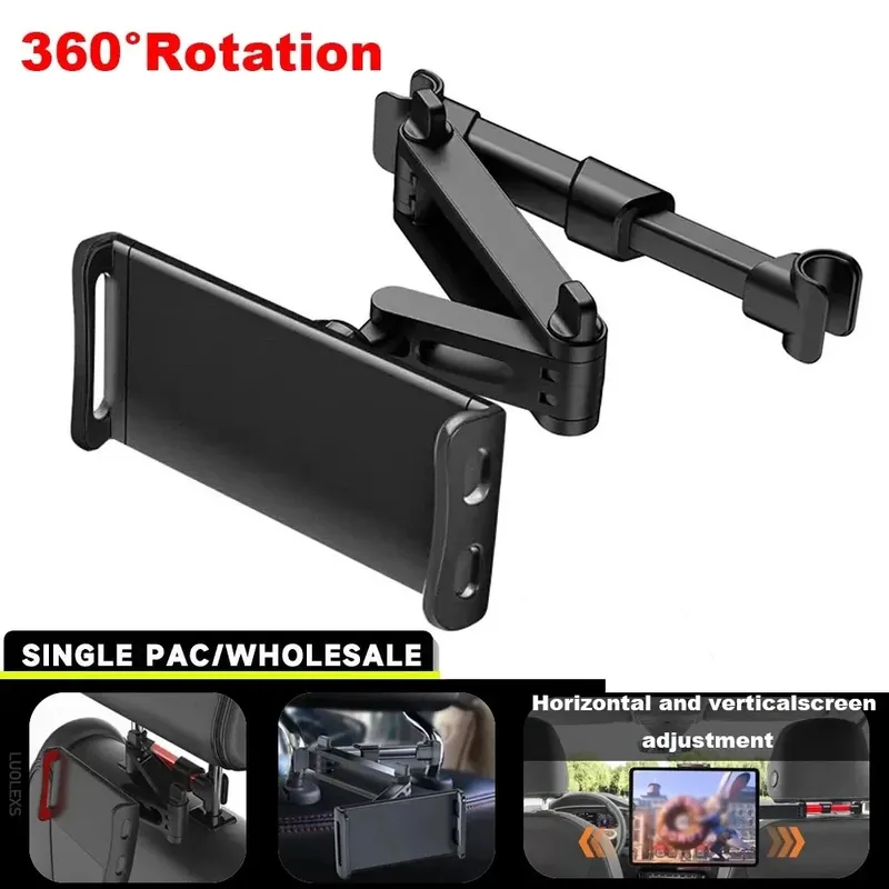 Auto Hinten Kissen Telefon Tablet Ständer Sitz Kopfstütze Halterung Skalierbar Universal Für iPhone Samsung Xiaomi Huawei Mobile Halter
