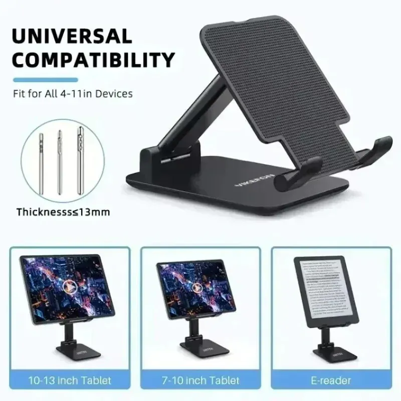 Flexibler, verstellbarer Handyhalter, universell, faltbar, Tablet-Desktop-Halterung, Lazy Bracket für iPhone, Samsung, Xiaomi