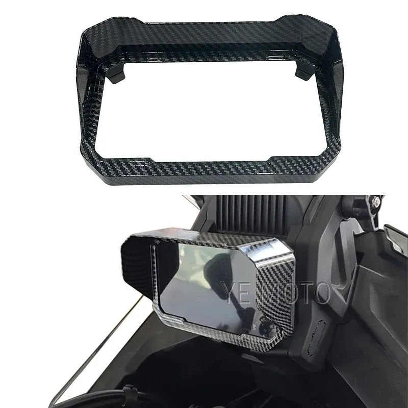 Neu Für CFMOTO 700MT 700MT 2025 Carbon Sonnenblende Abdeckung Instrument Bildschirm Sonnenschirm Schutz Schutz Dashboard Motorrad