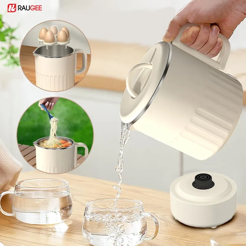 Mini-Klapp-Wasserkocher, 1000 ml, tragbarer Warmwasserbereiter, Reise-Wasserkocher, zusammenklappbarer Heimkessel, elektrischer Kochtopf