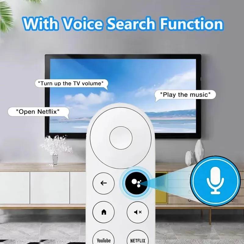 Google-Fernbedienungspairung erforderlich. Produkt kompatibel mit Google Smart Home-Geräten.