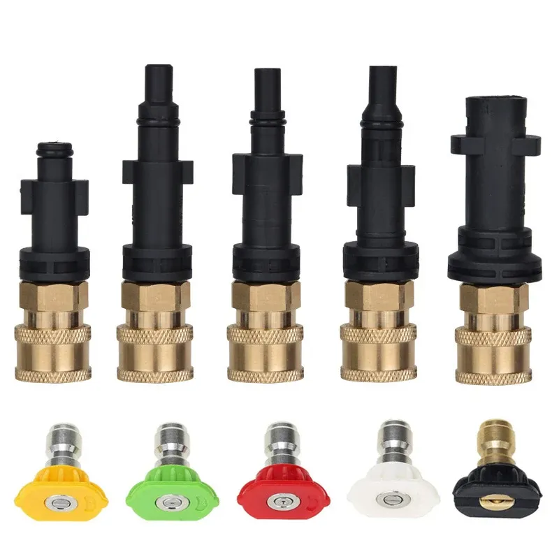 Hochdruckreiniger-Adapter 1/4 Zoll Schnellspanner zum Anschluss an die Wasserpistole für Karcher LAVOR Bosch Parkside Autowäsche