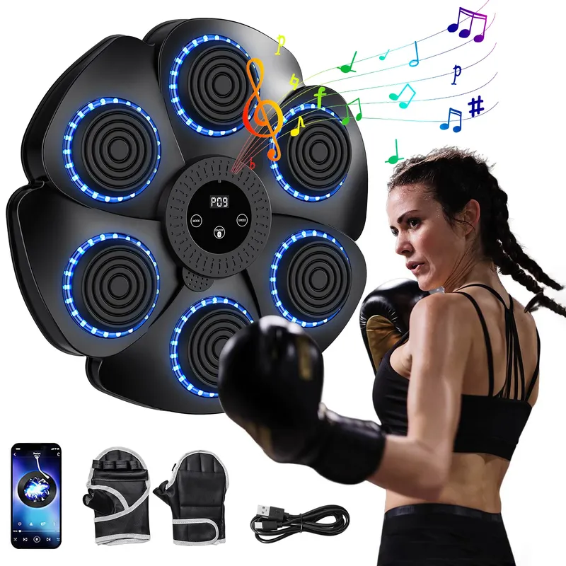 Neue Smart Musik Boxing Maschine Erwachsene/Kinder Sport Fitness Boxen Trainer Hause Übung Reaktion Training Boxen Wand Ziel