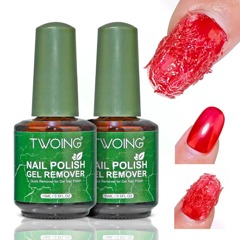 TWOING 2,0 15 ml Magic Fast Nagel Gel Nagellackentferner Sauber UV Soak Off Semi Permanent Lack Nail art Entfernung Werkzeuge maniküre