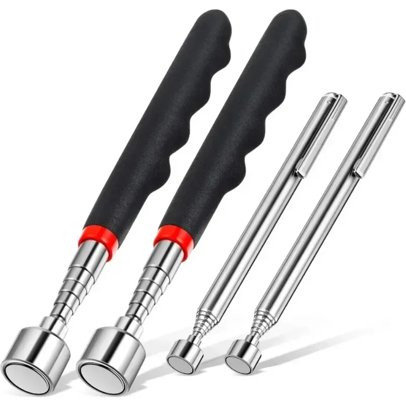 Teleskop-Magnetstift, tragbar, für Metallbearbeitung, praktisches Werkzeug, Magnetkapazität zum Aufnehmen von Muttern, Bolzen, verstellbarer Pickup-Stab