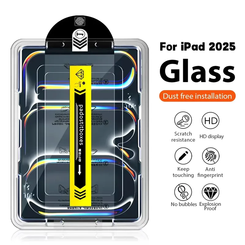 Displayschutzfolien aus gehärtetem Glas für iPad 10. Generation A16 2025 M3 Pro 13 11 M4 12.9 Air 5 4 3 2 Mini 6 7. 9th 8th 10.2 10.5