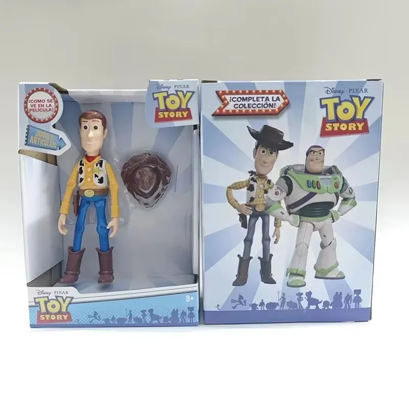 Woody Buzz Lightyear Niedliche Actionfiguren Pixar Toy Story Anime Cartoon Modell Puppenkollektion Kinder Kinder Weihnachtsgeschenk