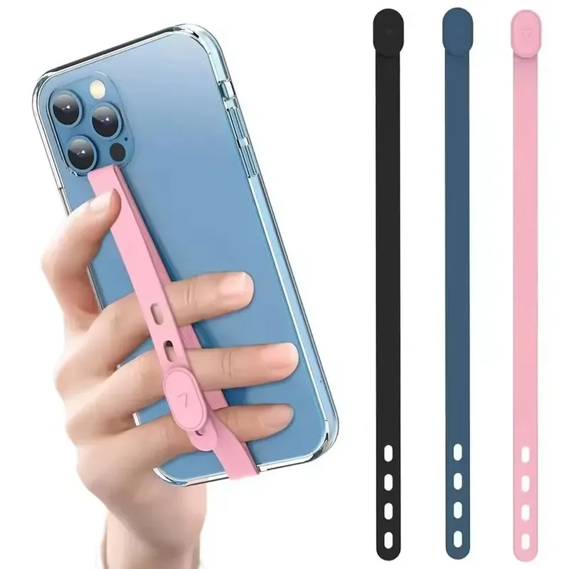 Tragbare Silikon Telefon Strap Einstellbare Anti-verloren Telefon Fall Armband Elastische Telefon Hand Band Telefon Zubehör
