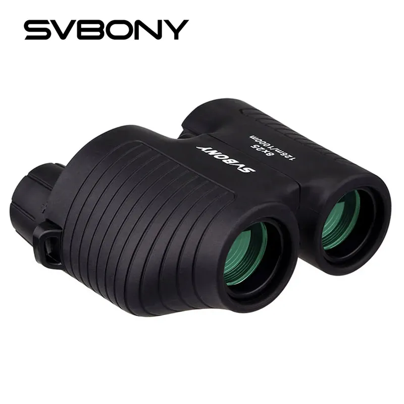 SVBONY 8x25 SV10 Fernglas Kompaktes tragbares Mini-Teleskop mit festem Fokus Multi-beschichtetes Porro-Prisma für Outdoor-Sportspiele F9323