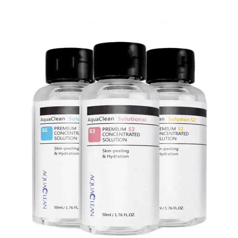 3 Stück Premium S1 S2 S3 Konzentrierte Peeling-Lösung Aqua-Lösung Flüssige Reinigung Falten entfernen Gesichtspflegeserum