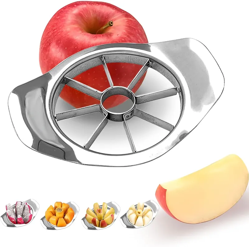 8-teiliger Obstschneider: Ein Küchenhelfer, geeignet für Äpfel, Tomaten, Orangen, Birnen, Drachenfrüchte und andere Früchte.