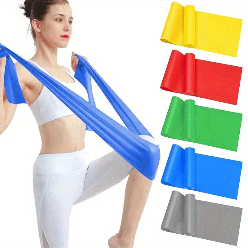 Widerstandsbänder für das Training, Übungsbänder, Physiotherapie, Outdoor-Fitness, Training, Pilates, Heim-Fitnessstudio, dehnbares elastisches Band