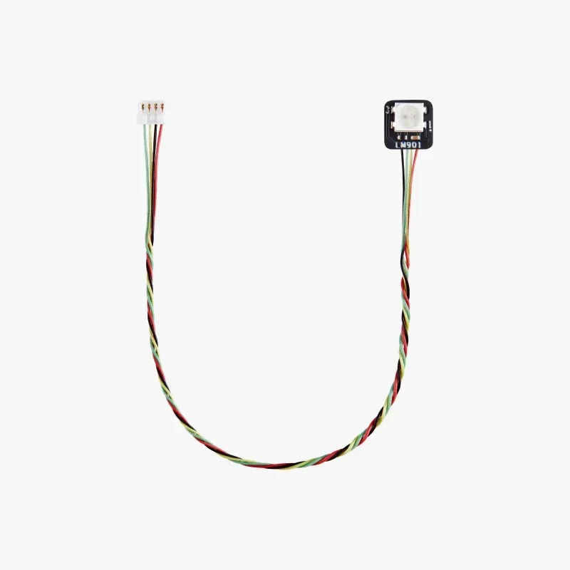 Für Bambulab CyberBrick WS2812 RGB LED-Lichtplatine IDC0.8 4-Pin (2 Stück) Maker's Treasure Kreative 3D-Gedruckte Modellkomponenten