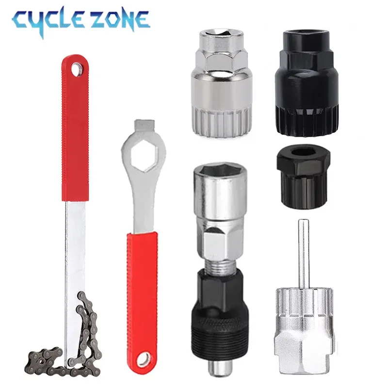 Fahrrad Reparatur Tool Kit MTB Rennrad Kette Peitsche Pedal Schlüssel Kurbel Puller Kassette Entfernung Multifunktions Fahrrad Wartung Set
