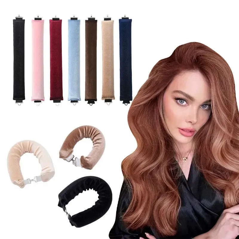 Heatless Lockenwickler Lockenstab Stirnband Keine Hitze Lockenwickler Lazy Curls mit Haken Schlafen Weiche Flexi Rod Haar Styling Werkzeuge - 4.38 EUR