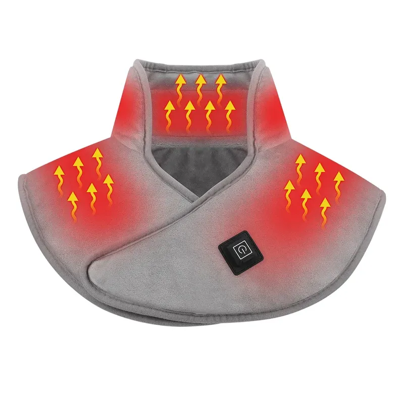 Elektrische Heizung Schulter Neck Pads Zervikale Schal Massage Zervikale Brace Wrap Thermische Kompresse Lindern Müdigkeit Warme Rücken