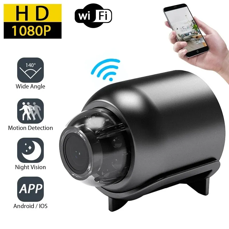 1080P HD Mini Kamera WiFi Wireless HD Nachtsicht Kamera Hause X5 Remote Kamera Kinder Haustier Sicherheit Überwachung