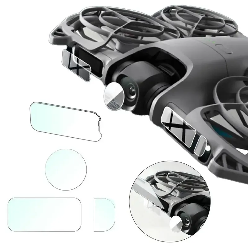 Kameraobjektiv-Displayschutzfolien für DJI Neo 2-Drohne, staubdichte Objektivschutzhülle, kratzfeste Objektivfolien