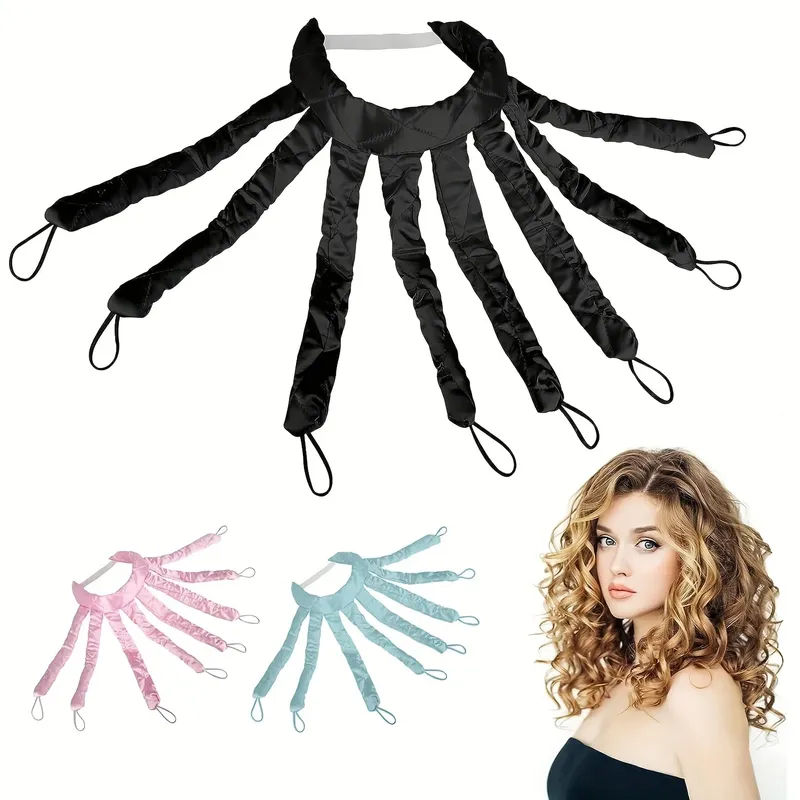 1 Stück weicher Octopus-Lockenwickler ohne Hitze für Frauen, perfekt für langes Haar, schlafendes Lockenband, Haarstyling über Nacht, keine Hitzelocken