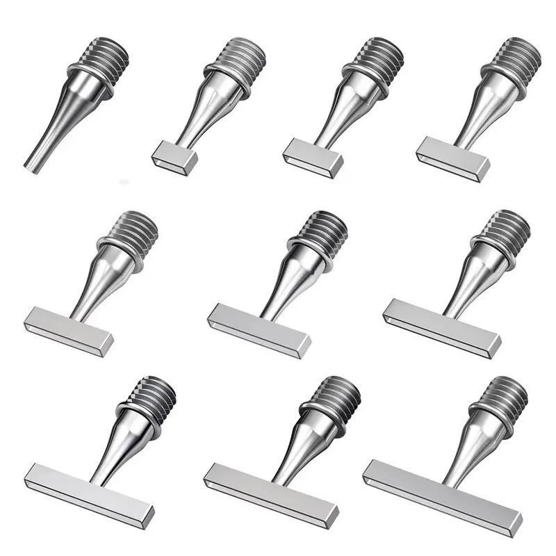 Ersatz Stiftköpfe Glänzende Diamant Malerei Stift Stickerei DIY Handwerk Metall Schraubgewinde Tipps 3D Druck Stift Tipps