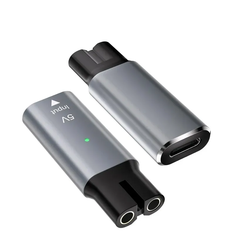 5V Typ-C Rasierer Adapter Ladegerät Konverter Passend für Philips One Blade QP2724 QP2834 BT3230 MG7910 MG5910 X3001 X3052 Bartschneider
