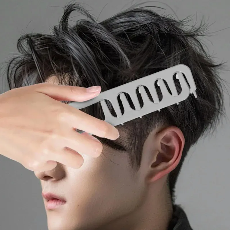 Volumen-Gebender Breitzahnkamm - Styling-Tool für Volumen und Pflege - Friseurzubehör mit Nahtlosem Design