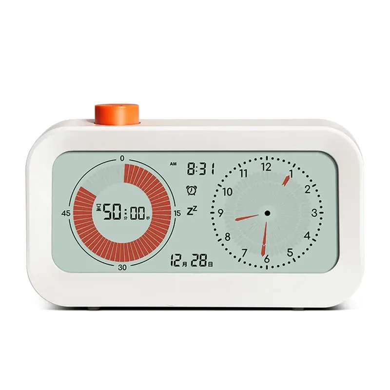 2025, digitaler visueller Timer, Count-Up/Down-Funktion mit Alarm, Kalenderanzeige, Uhr, Schlummer-Einstellung, Timer-Management, Timer-Tool