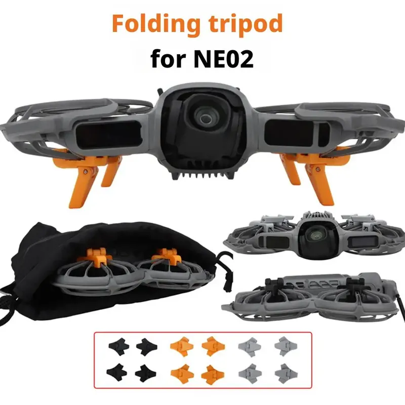 Für DJI Neo 2 Drohne, faltbares Fahrwerk und Objektiv, kratzfestes Film-Set, höhenvergrößernde Beinverlängerung, Drohnenzubehör