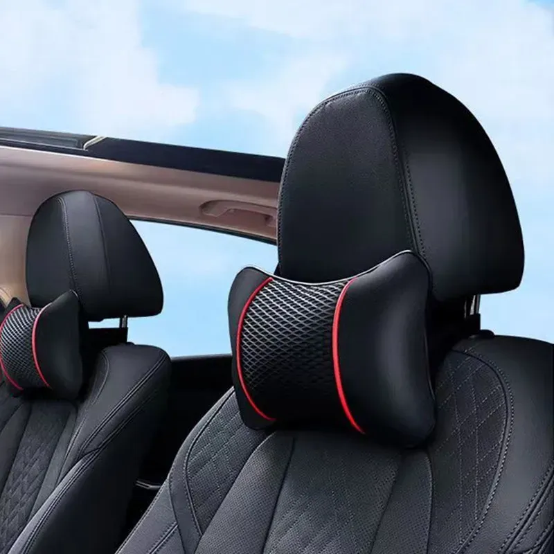 Universal Auto Kopfstütze Kissen Sitz Kopfstütze Schutz für Auto Reise Bequeme Weiche Kopfstütze für Fahrzeug Sitz