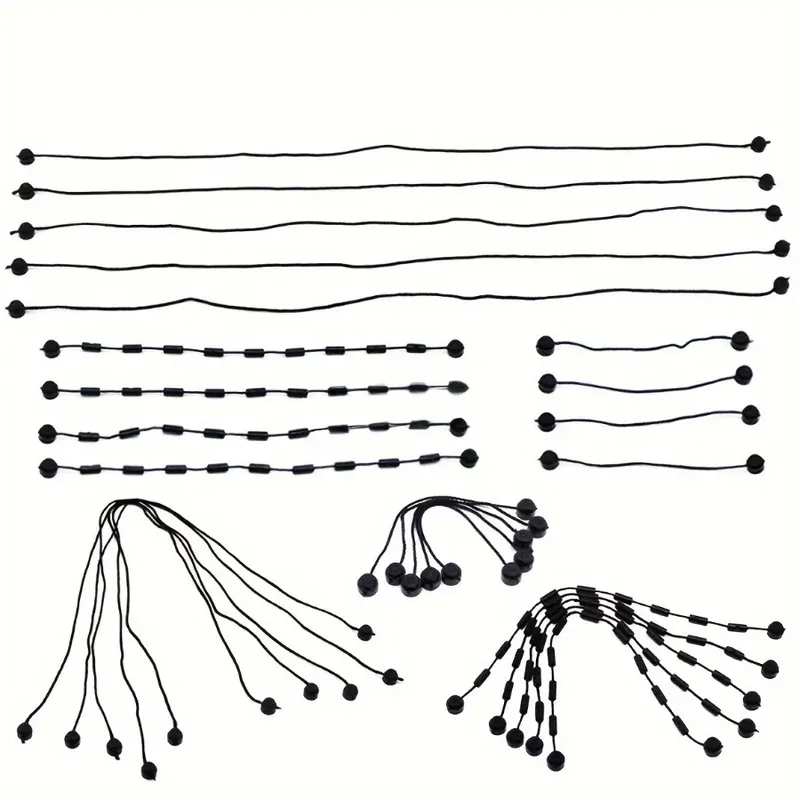 5 Stück schwarze Spinnen-Seidenseilverbinder, 23,5 cm Bausteine, Kettenbaustein 14226 63141, Zubehör, High-Tech-MOC-Blöcke