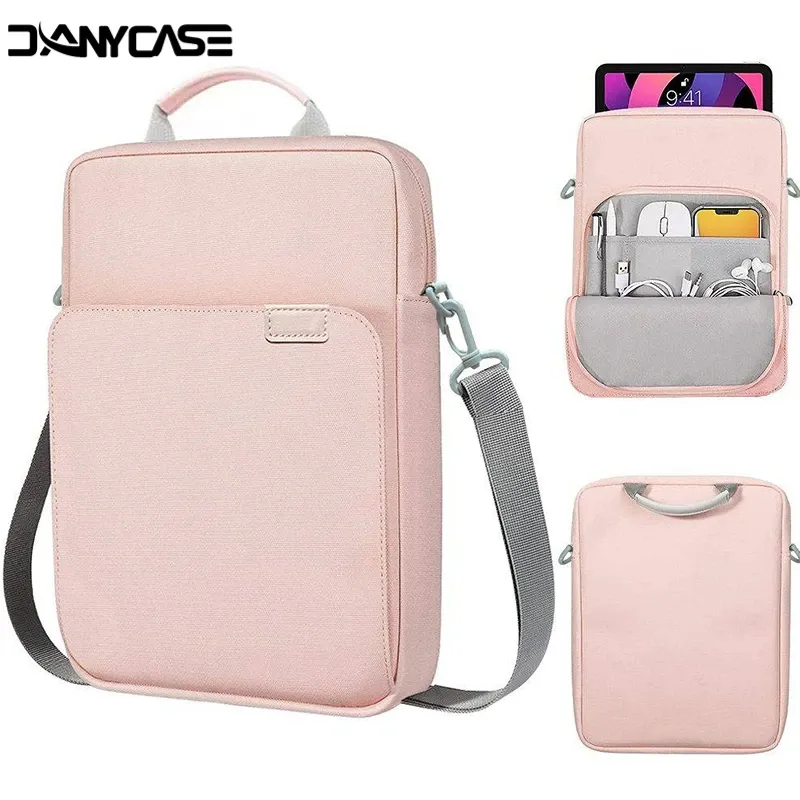 Laptop-Handtaschenhülle für MacBook Air & Pro 11 12 13 Zoll, wasserdichte Notebook-Tasche für 9 bis 13 Zoll Tablet mit mehreren Taschen