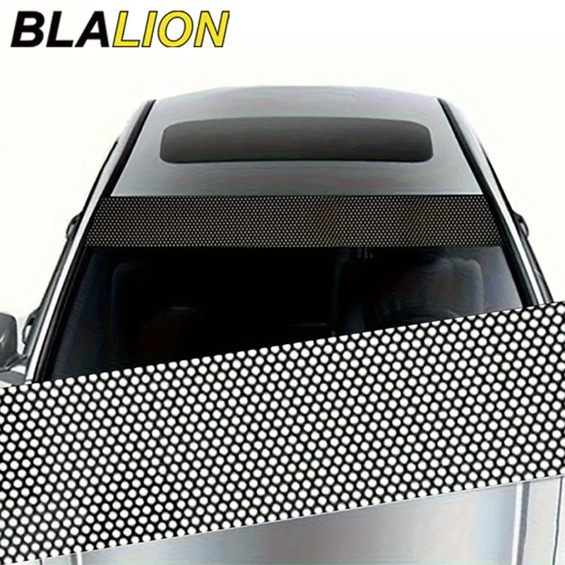 BLALION Auto Sonnenschutz Aufkleber Auto Frontscheibe 3D Vinyl Film Hinten Getriebe Sonnenschirm Dekorative Aufkleber Aufkleber Auto Zubehör