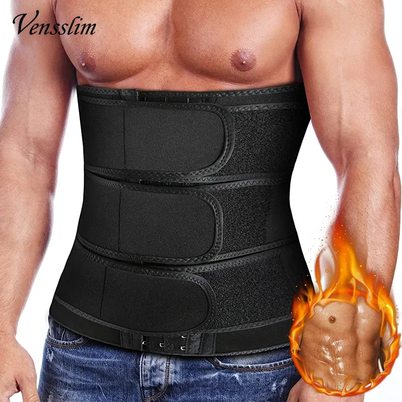 Vensslim Männer Taille Trainer Korsett Bauch Abnehmen Gürtel Fitness Body Shaper für Gewichtsverlust Strap Kompression Taille Trimmer