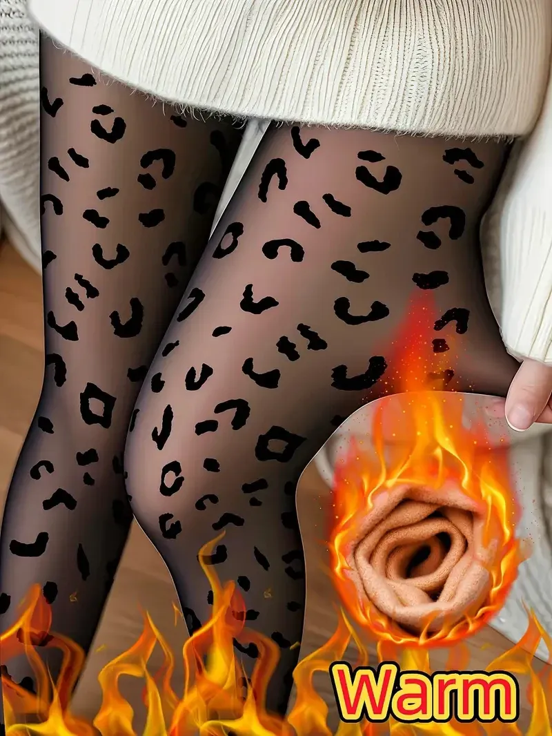 Frauen Fleece Strumpfhosen Frau Warme Winter Strumpfhosen Sexy Transluzente Strümpfe Thermische Elastizität Panty Mode Leggings Weibliche