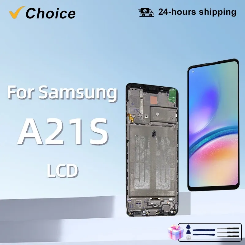 6,5 "Getestet LCD Für Samsung Galaxy A21S Display A217F A217 LCD Touch Screen Digitizer Display Für Galaxy A21S LCD a217F/DS A217H