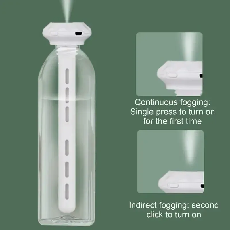 Für Home Office TravelQuiet USB-Luftbefeuchter, Aromatherapie-Diffusor, tragbares Spray, kühler Nebelreiniger ohne Wasserbehälter