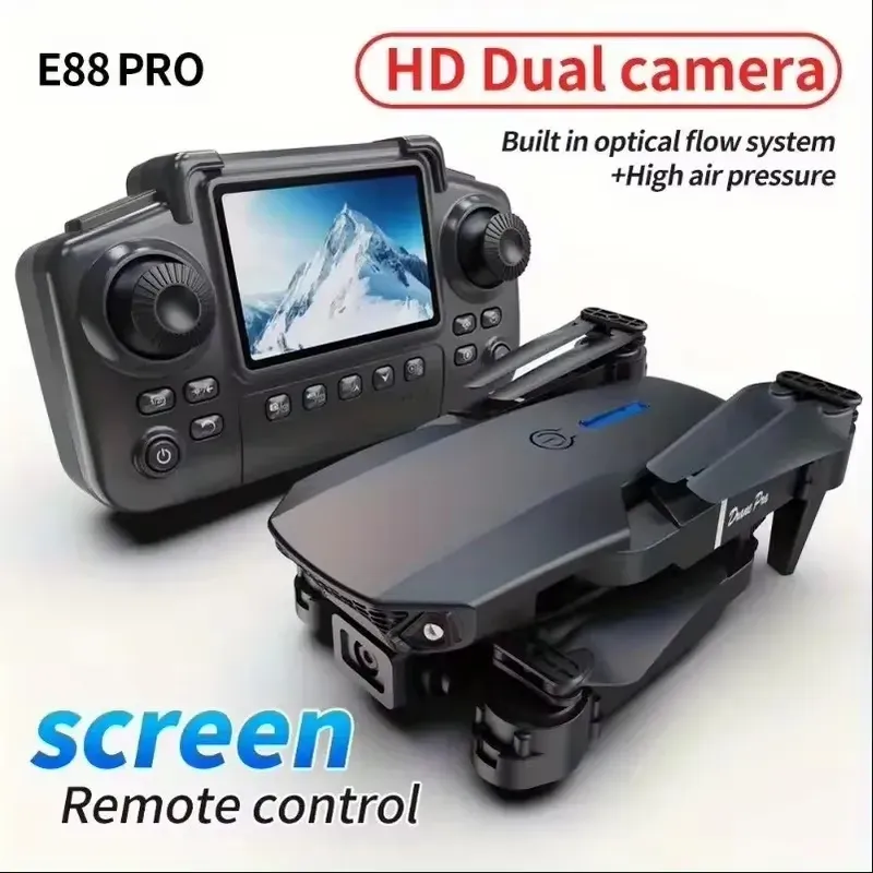 Kid Professional E88 Air Screen Control Drone Breite RC Eders HD 4K Kamera Faltbare Hubschrauber Flugzeuge Quadcopter Drone Geschenk spielzeug