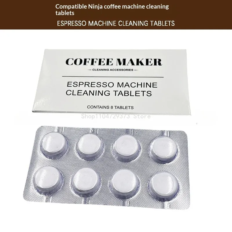 8PCS Espresso Maschine Reinigung Tabletten Für Ninja Luxe ES601/ES701 Espresso Maschinen Wasser Tank Reinigung Ersatz Zubehör