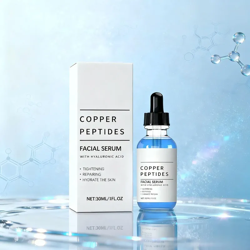 Kupfer Peptid Serum Anti Falten Entferner Antioxidans Straffen Haut Barriere Reparatur Tiefe Feuchtigkeit Hyaluronsäure Gesicht Serum 30 ml