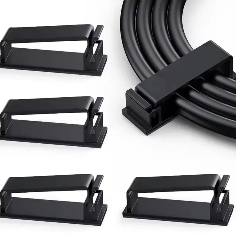 10 stücke Selbst-klebe Kabel Organizer Kabel Klemme Clips Halter Klemme Management Auto USB Daten Kabel Dekorative Kabel Wickler manager