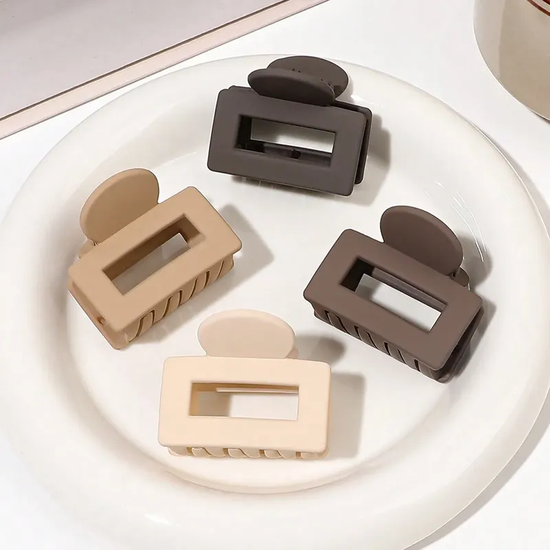 4 Stück matte Haarklammern für Frauen, 1,6 Zoll, starker Griff, Haarklammern für dünnes bis mittleres Haar, Styling-Zubehör, Geschenkset