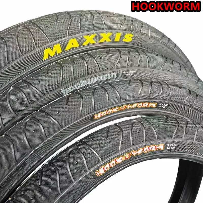 MAXXIS Hookworm 20/24/26/27.5/29 X 2.5 BMX Fahrradreifen Drahtseilbereifung für Street Park Vert Flatland Größen 24 26 27.5 29