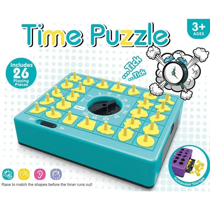 Kinder-Timer-Matching-Puzzlespiel für die frühe Bildung und Gehirntraining-Brettspiel zur Verbesserung der Fokusentwicklung - 10.79 EUR