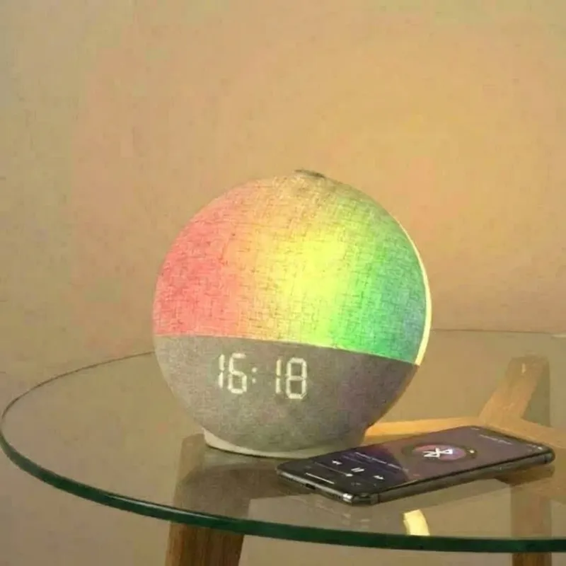 Aufwachlicht Sonnenaufgang-Wecker Weißes Rauschen Maschine Bluetooth-Lautsprecher Farbiges Nachtlicht Schlafhilfe Ideales Geschenk Schlafzimmer-Deko