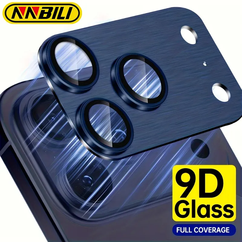 NNBILI 1 Stück Metallglas-Kameraobjektivschutz für iPhone 17Pro 17Pro MAX IPones Objektivabdeckung Zubehör