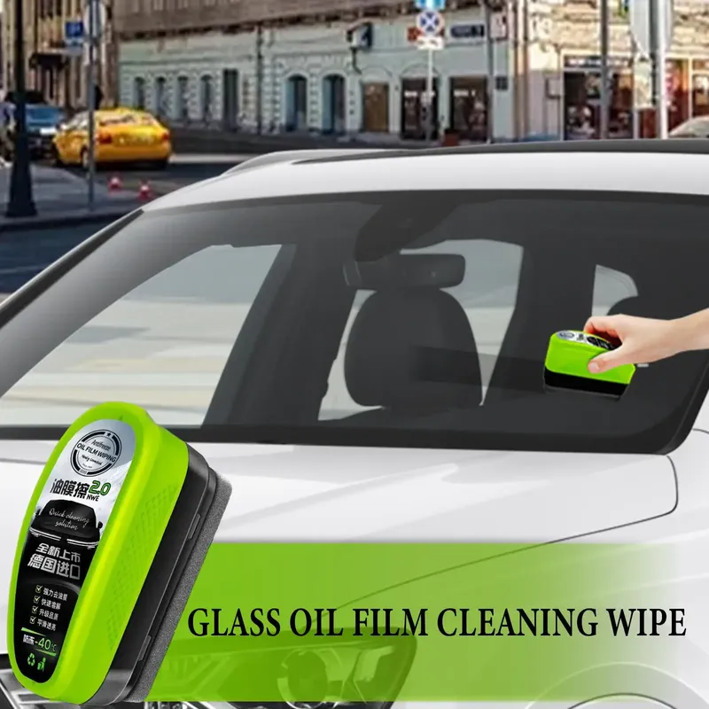 Auto Glas Öl Film Entferner Automotive Glas Schwamm Reinigung Pinsel Front Inneren Windschutzscheibe Glas Öl Film Reiniger Für Auto Reinigung