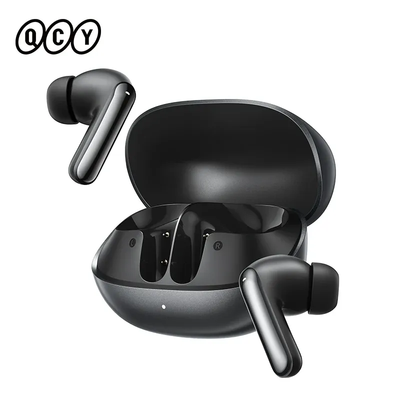 QCY Melobuds N20 HT20 Drahtloser Bluetooth 6.0-Kopfhörer -50 dB Adaptive ANC 13-mm-Treiber-Headsets 6 Mikrofone HD-Anrufe Ohrhörer 40 Stunden