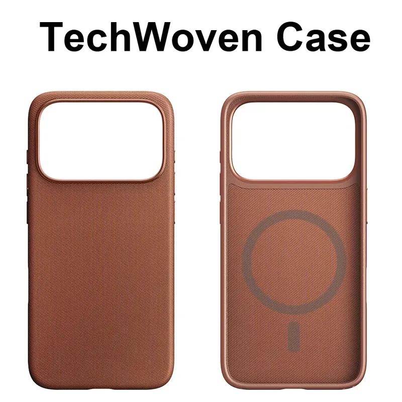 Luxuriöse technische gewebte magnetische Adsorptions-Handyhülle für iPhone 17, 16, 15, 14, 13, Pro Max, technische Woven für Magsafe Wireless Charge Cover